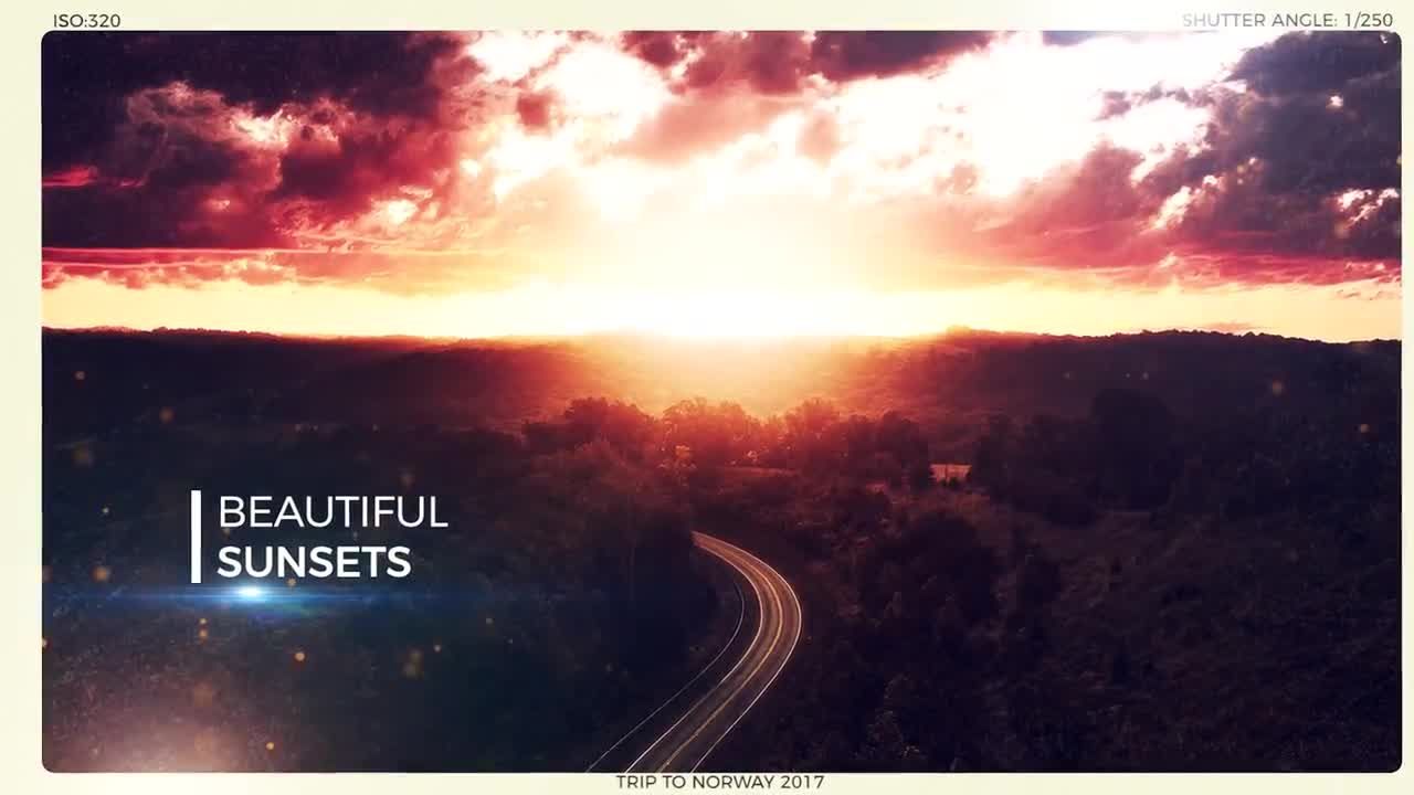 旅行视频回忆幻灯片素材库精选pr模板