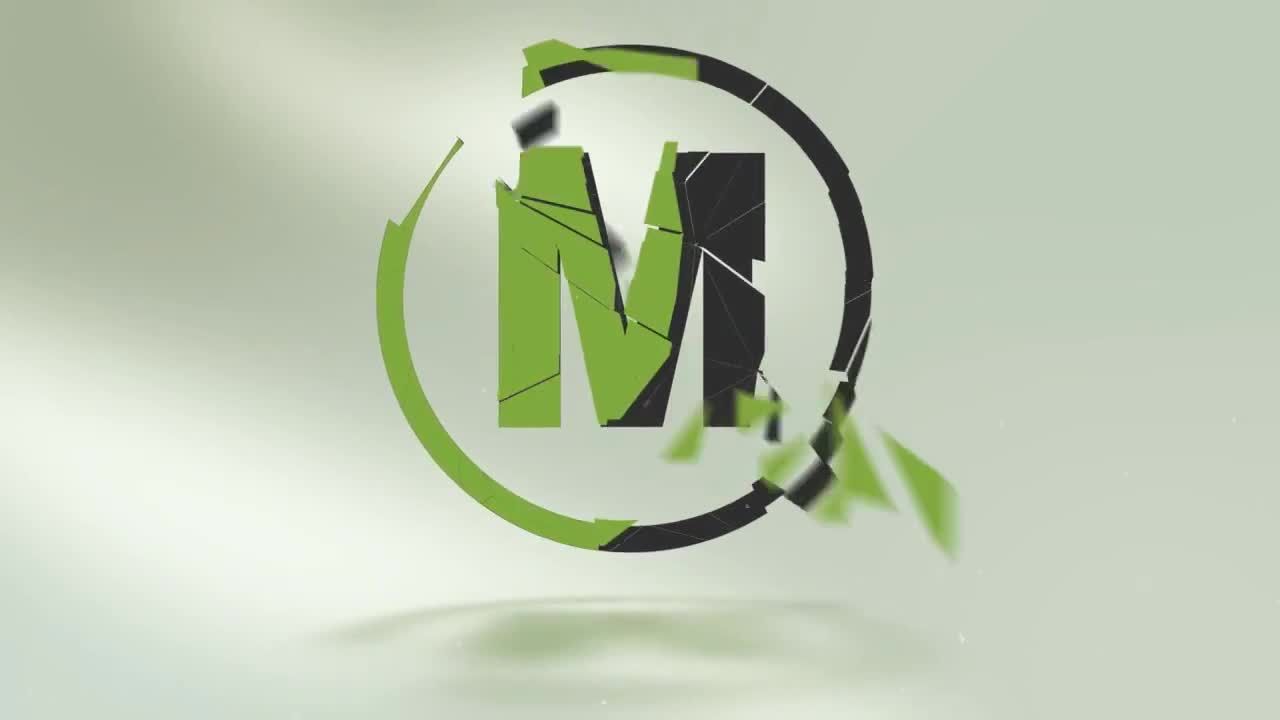 时尚优雅简单动画徽标展示素材库精选AE模板