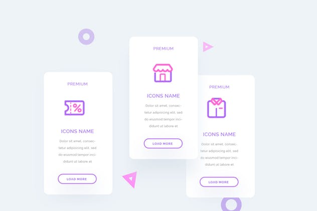 电子商务网站设计图标集 UICON E-Commerce Online Shop Icons插图(4)