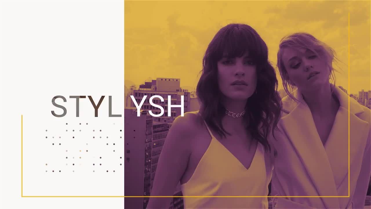 外观简洁优雅的最小品牌幻灯片展示素材库精选AE模板