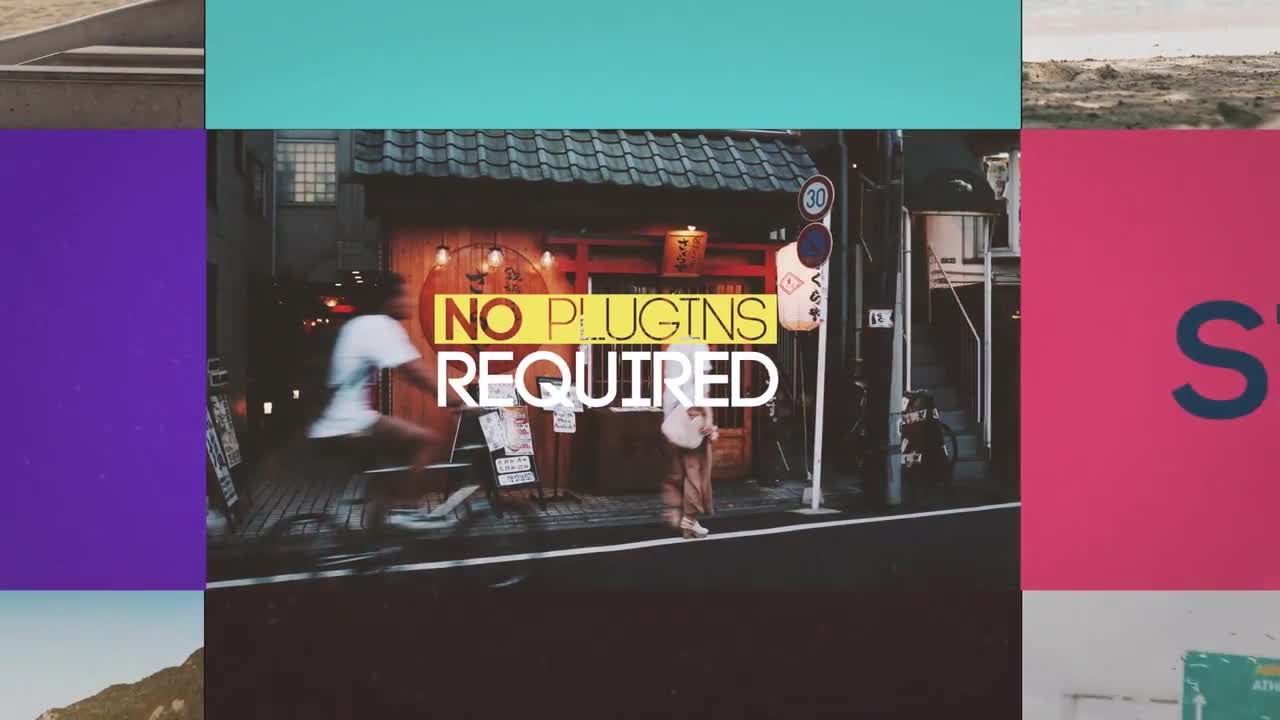 夏日回忆幻灯片动画素材库精选AE模板