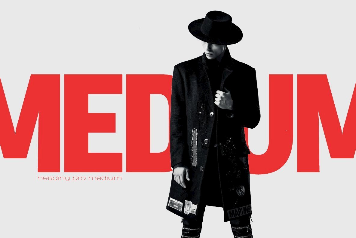 Heading Pro Text Font Family插图1