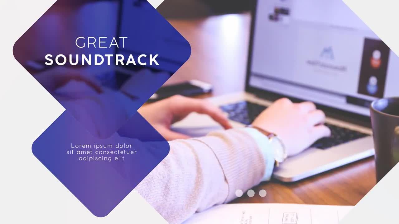 具有现代感和创意的商业广告文本动画素材库精选AE模板