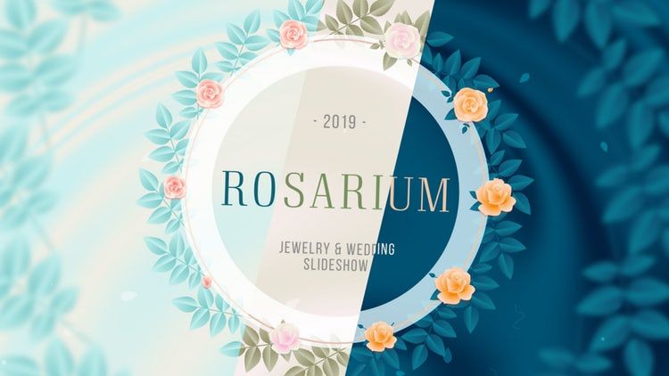 时尚婚礼照片素材库精选AE模板