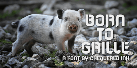 Born to Grille font素材之家精选英文字体