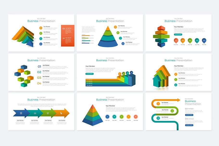 商务风格数据统计分析PPT幻灯片 Yogyakarta Powerpoint插图(10)
