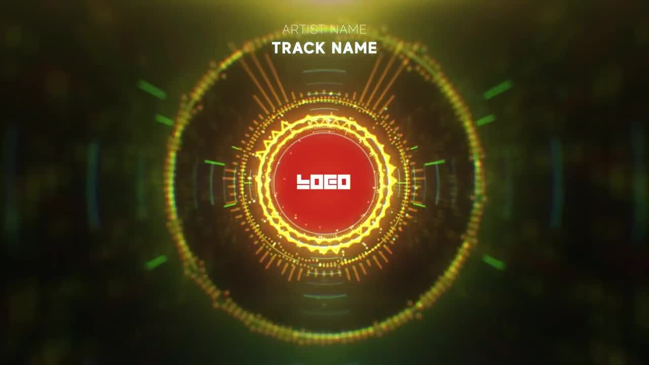 酷炫明亮创意的音频宣传素材库精选AE模板