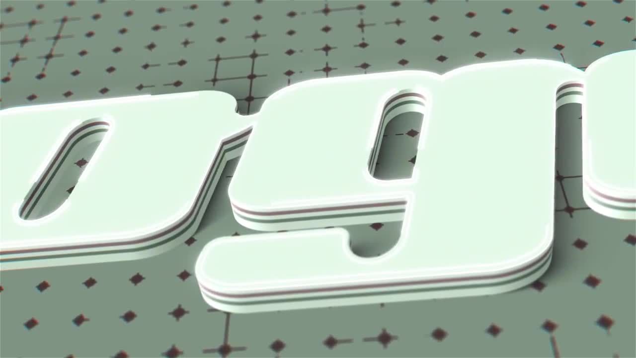 富有创意的3D Logo动画展示素材库精选AE模板3D Logo