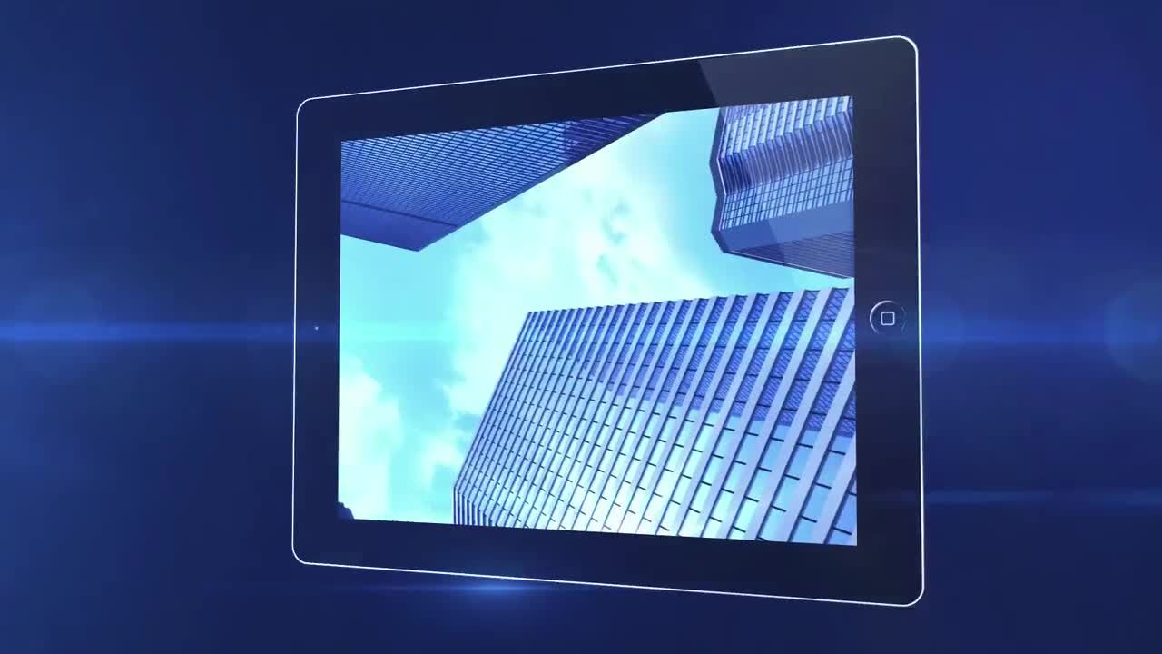 在iPad上展示网站素材库精选AE模板