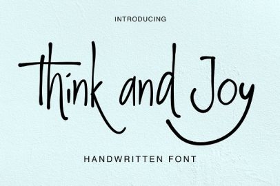 Think and Joy素材之家精选英文字体