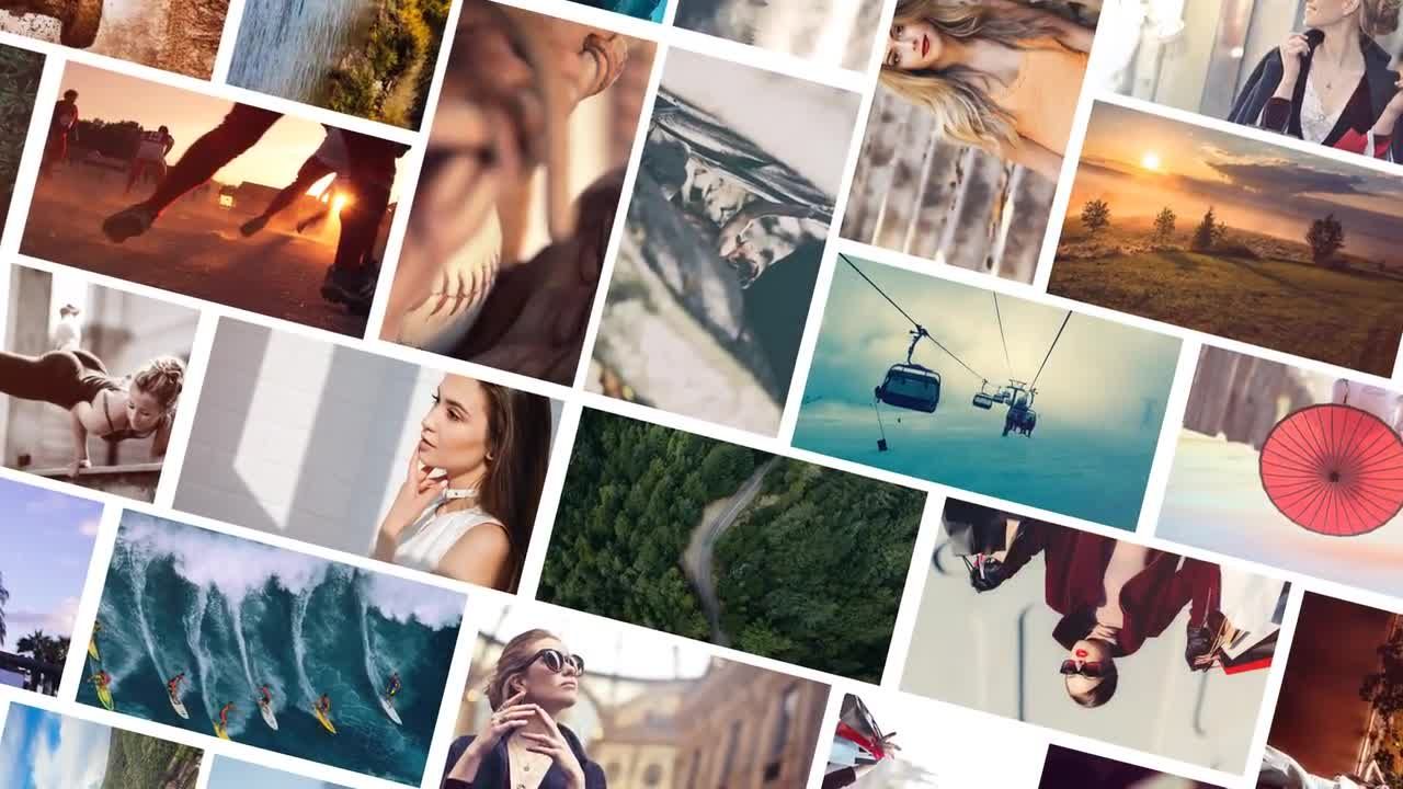 现代文本动画过渡效果幻灯片展示素材库精选AE模板