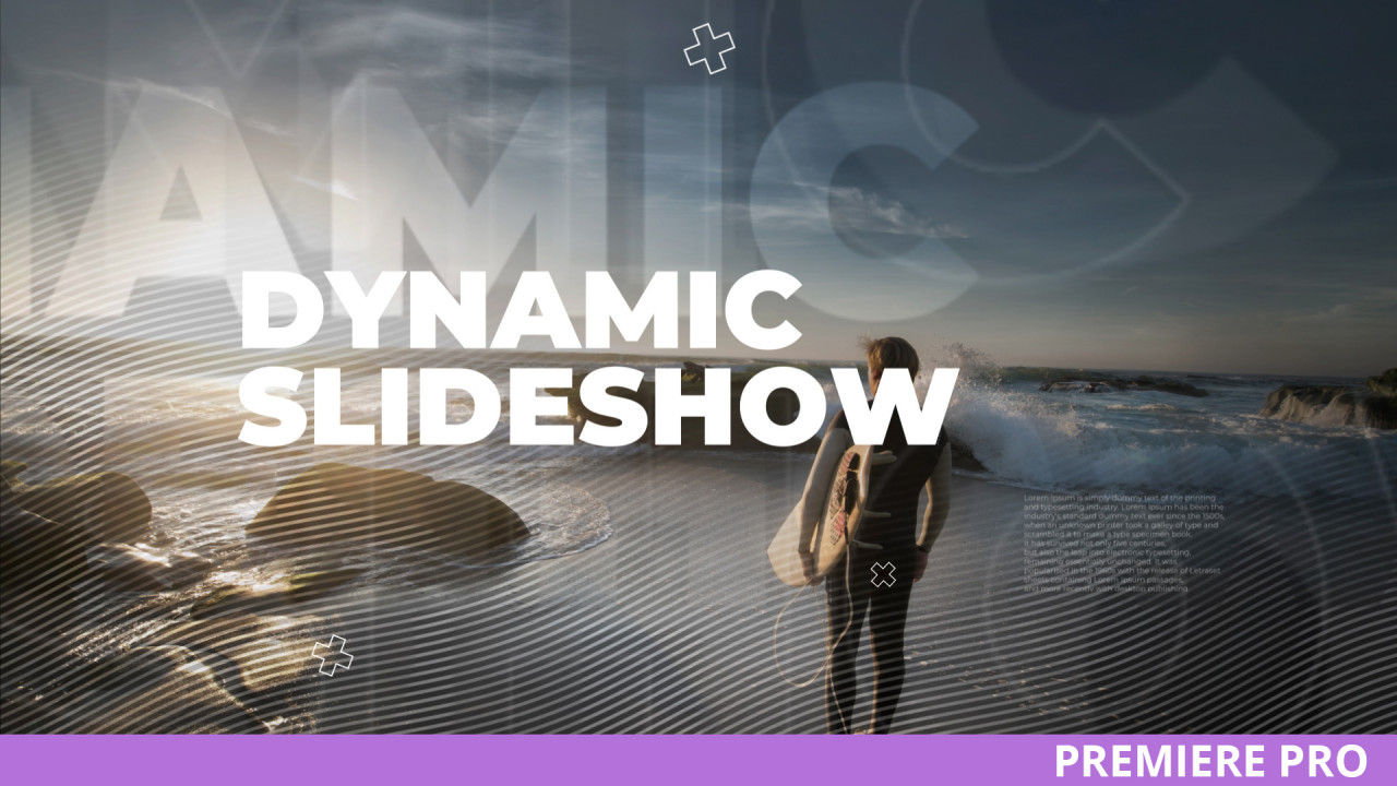 文字标题幻灯片切换开场素材库精选PR模板