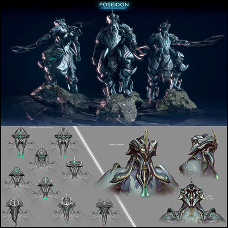 Hydroid Poseidon海神波塞冬游戏角色素材之家精选3D模型