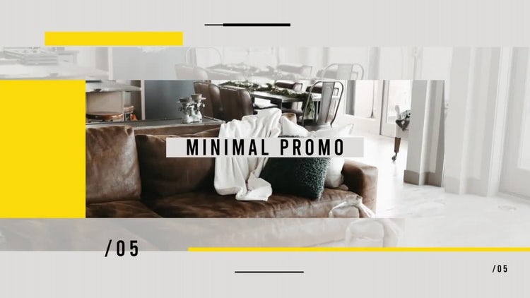 最低促销动态演示素材库精选AE模板