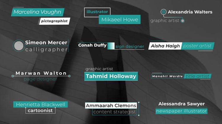 现代简洁设计多功能After Effects模板