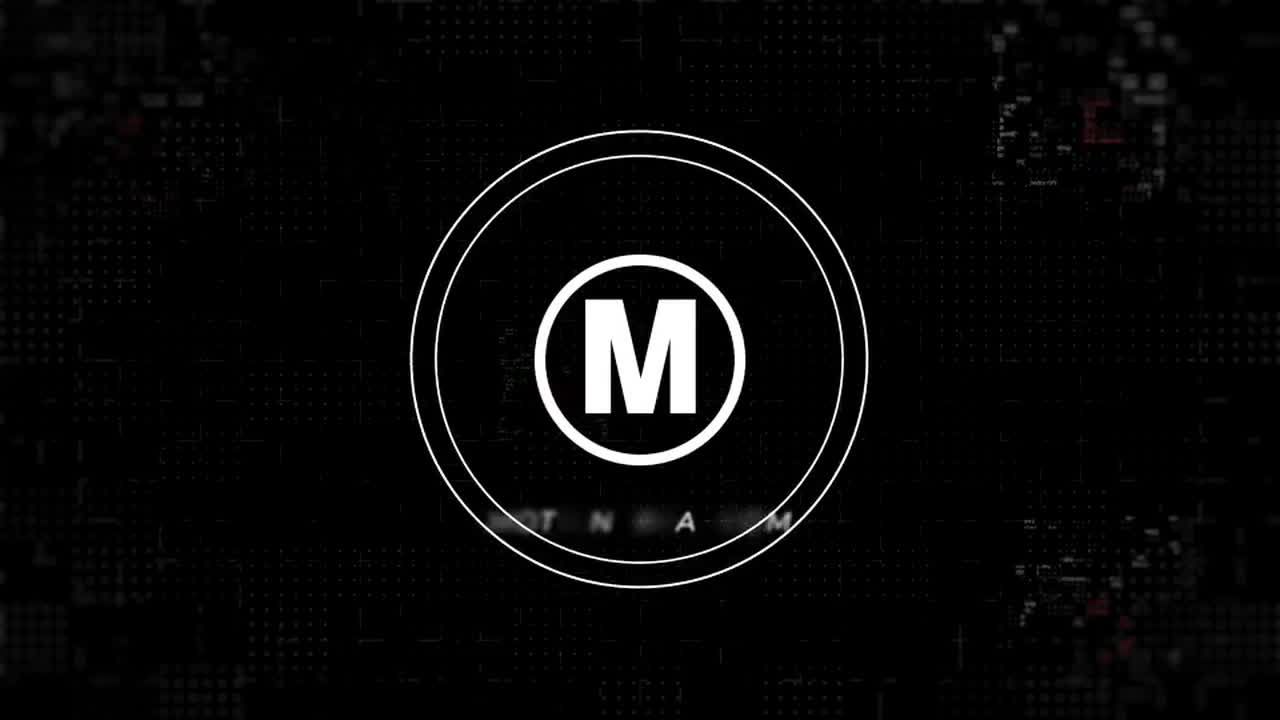 技术形状徽标显示素材库精选AE模板