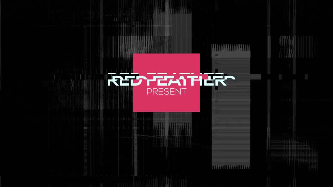 动态毛刺效果时尚广告照片展示素材库精选PR模板