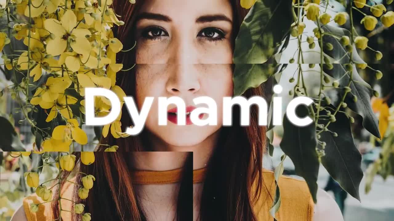 炫酷视频开场动态幻灯片素材库精选pr模板