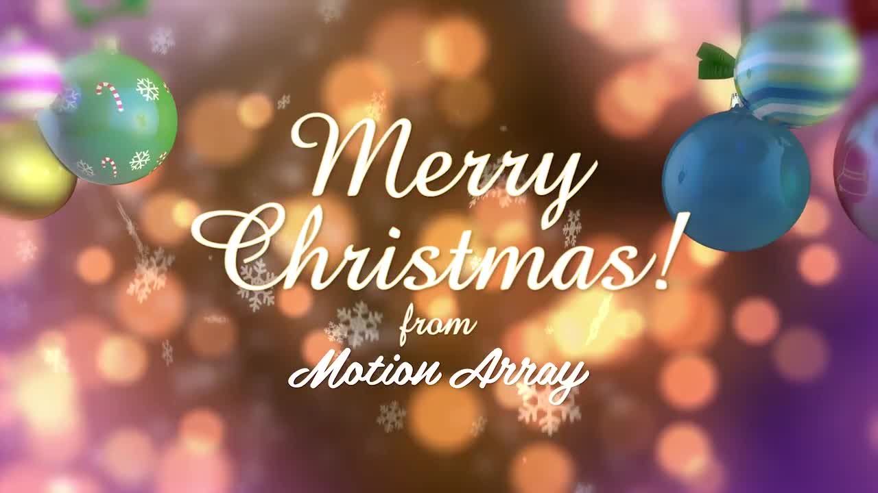 梦幻般的圣诞卡片素材库精选pr模板