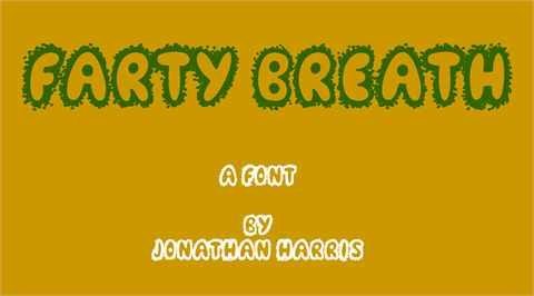 Farty Breath font素材之家精选英文字体