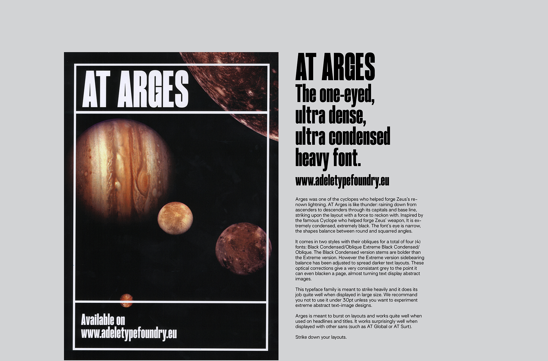 AT Arges Font Family插图