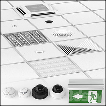 Armstrong天花板通风系统素材之家精选3D模型