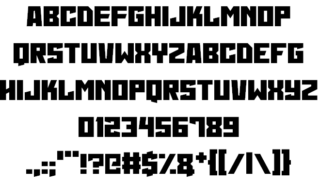 Martian Wars font插图1