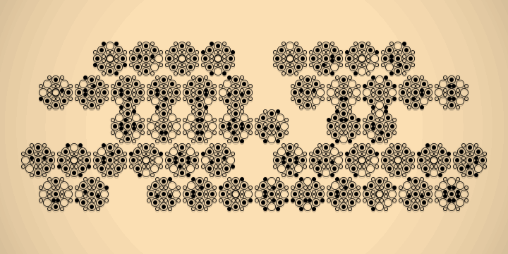 Nirvanite Fossil font插图1