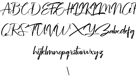 jullian Personal Use Only font插图1