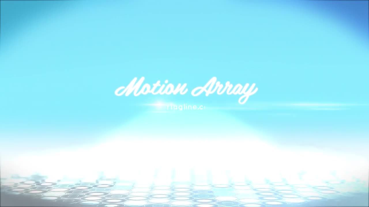 简洁的动态动画徽标显示素材库精选pr模板