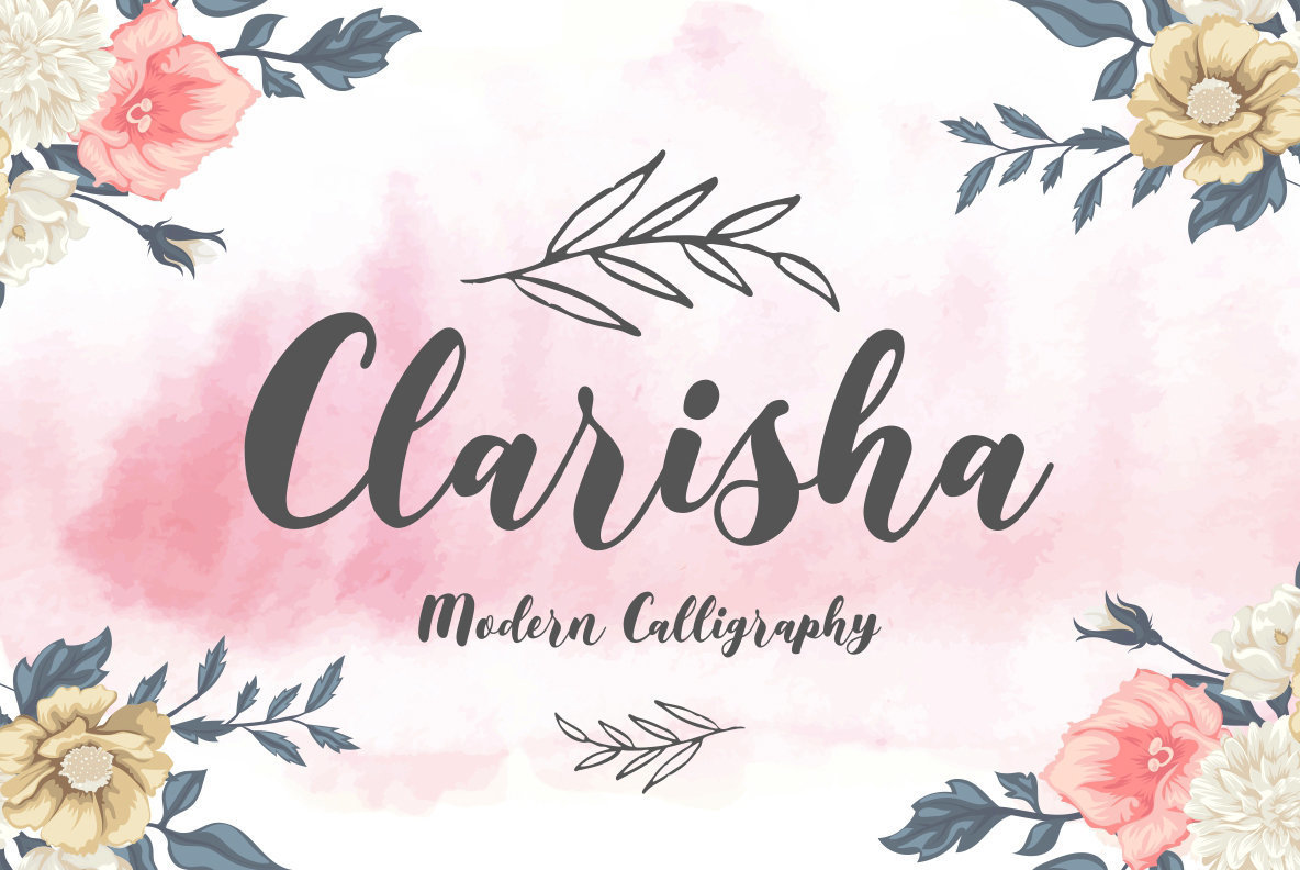 Clarisha Font Family素材之家精选英文字体