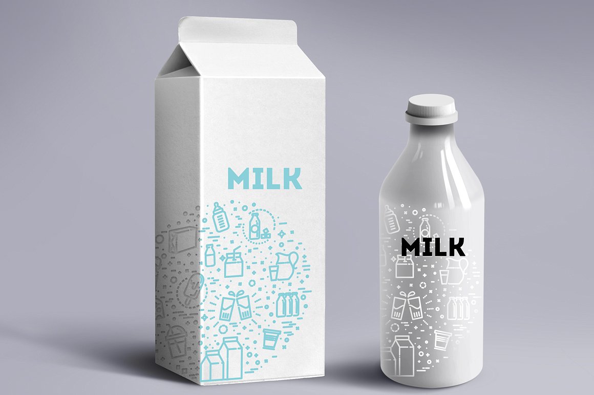 196个食物&饮品的线形图标合辑下载[ai,psd,eps,png,jpg]插图(2)