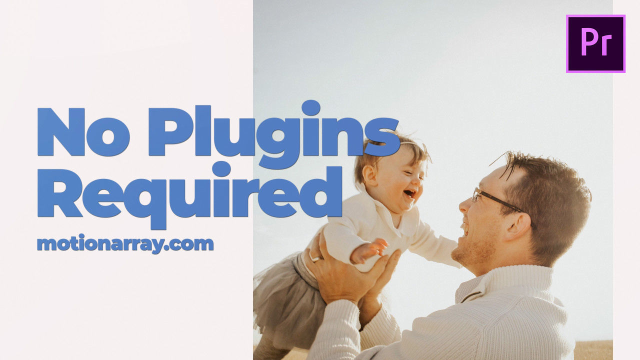 简单的专业幻灯片动画素材库精选PR模板