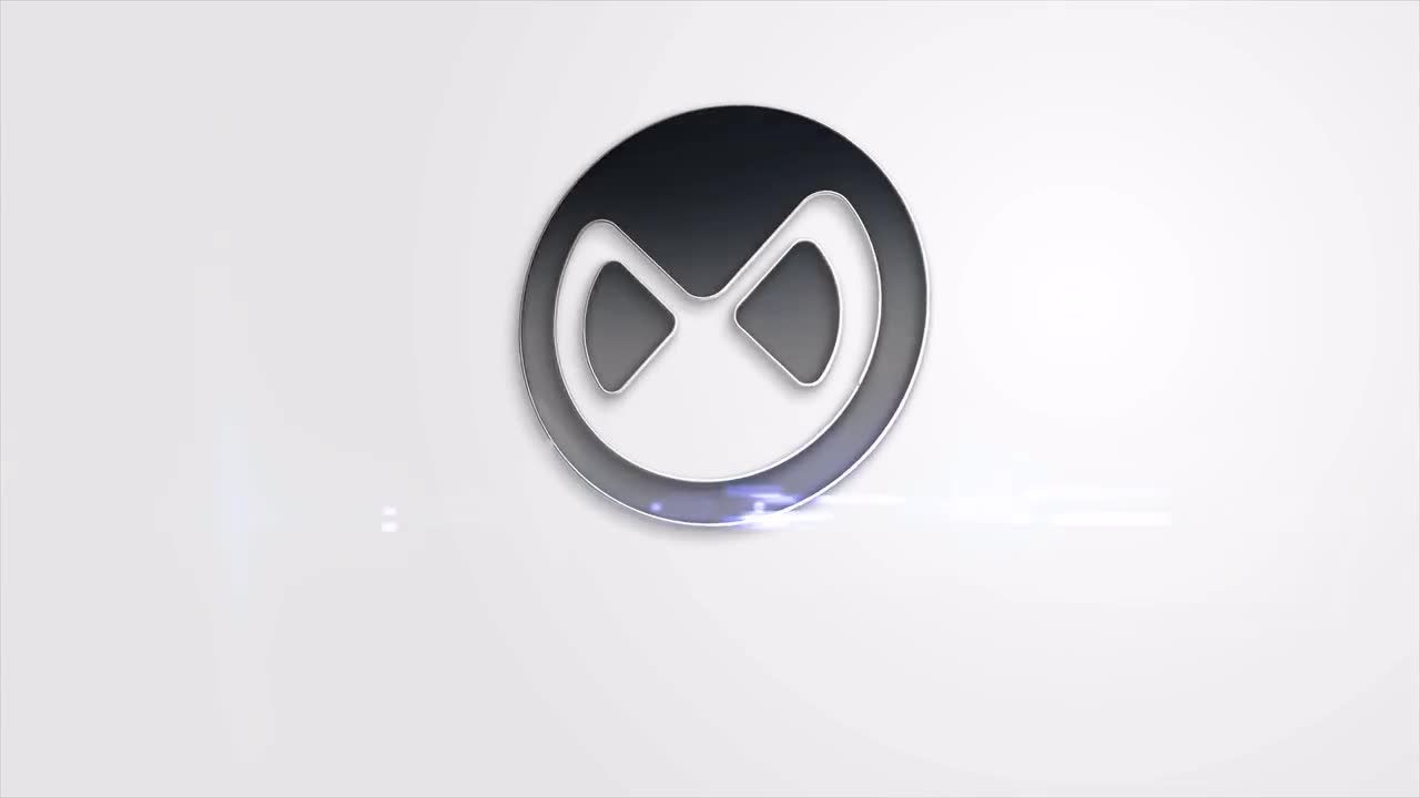 光滑的笔触徽标显示素材库精选AE模板