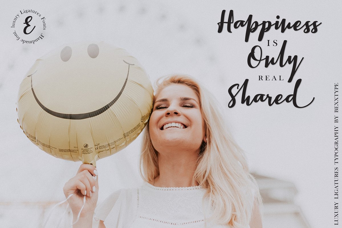 Elistabeta luxury ligature Font插图4