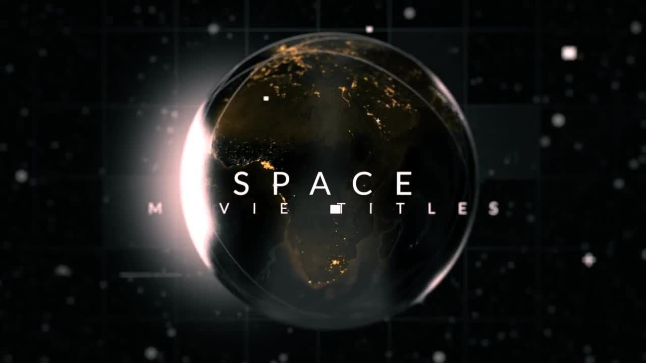 太空电影标题素材库精选AE模板