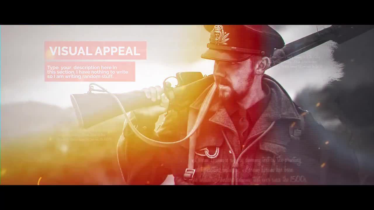 历史记录视频介绍素材库精选AE模板