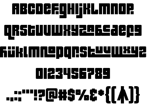 Pinch My Ride font插图1 Pinch My Ride font插图1