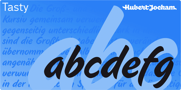 Juicy & Food Soft Font by Hubert Jocham Font素材之家精选英文字体