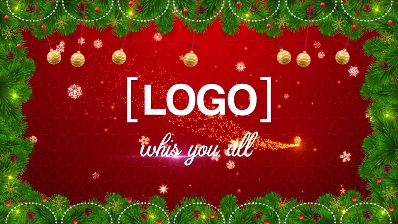 动态动画圣诞节问候素材库精选AE模板