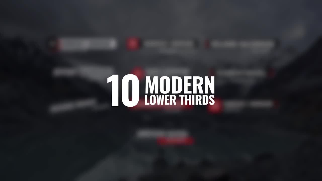 10个设计精美且富有创意的动画标题素材库精选AE模板