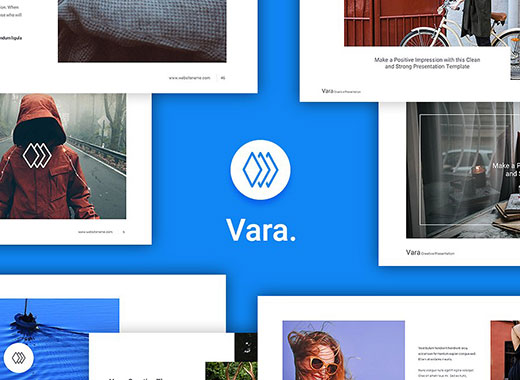 Vara–独特商业化极简PPT模板下载[ppt，pptx]