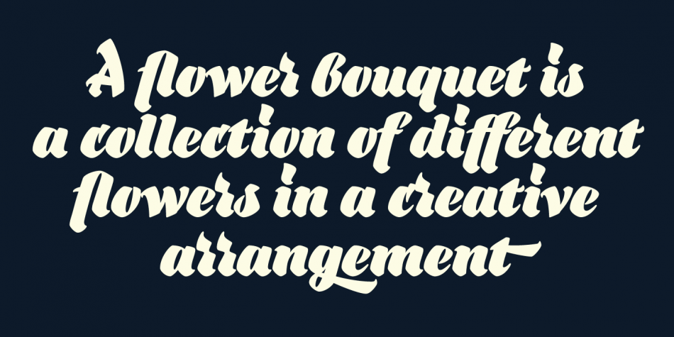 Bouquet Font素材之家精选英文字体