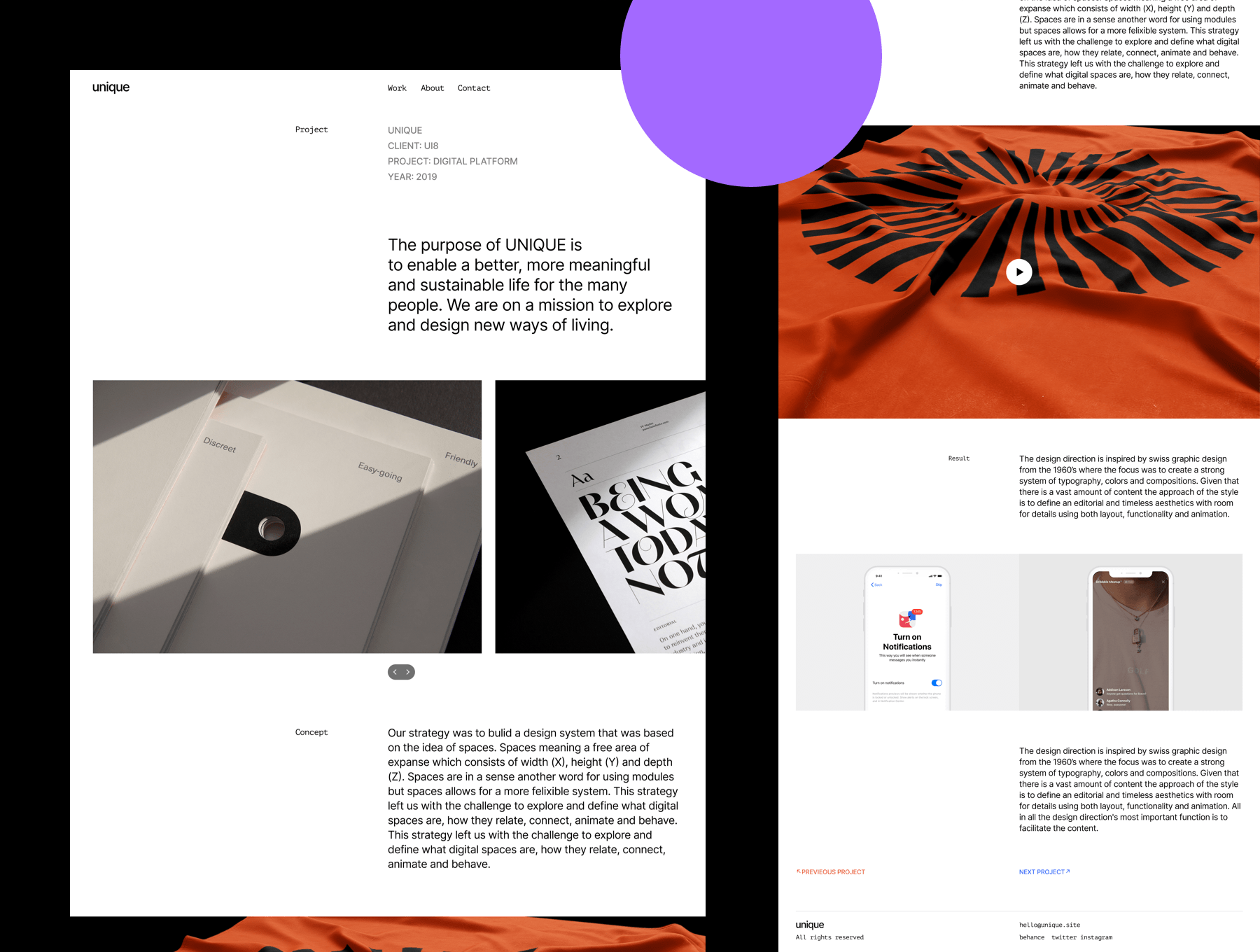 素材库下午茶：个人作品集响应式网站设计模板素材库精选插图(3)