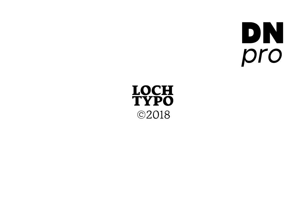 DN pro Font Family素材之家精选英文字体