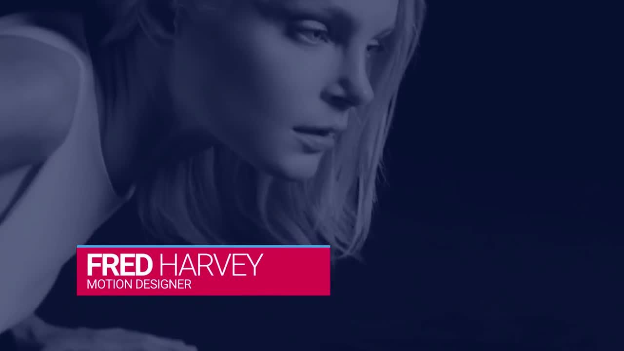 8个下三分之一现代企业标题素材库精选AE模板