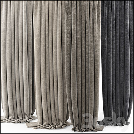 Curtains 25窗帘素材之家精选3D模型