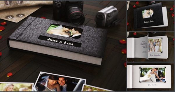 3D动态电子相册模板素材库精选AE模板 The 3D Photo Album