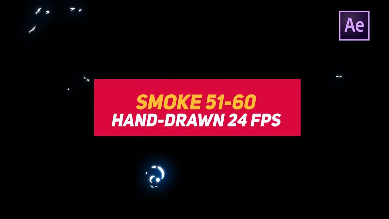 10个整洁干净创意液体元素烟雾素材库精选AE模板