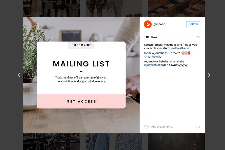 新纪元的风格社交媒体&博客贴图模板素材库精选 Social Media Handler Kit Vol. 4插图(4)